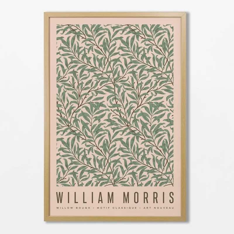William Morris - Willow bough N.01 en Multicolor - Láminas, Uruguay | La Cuadrería