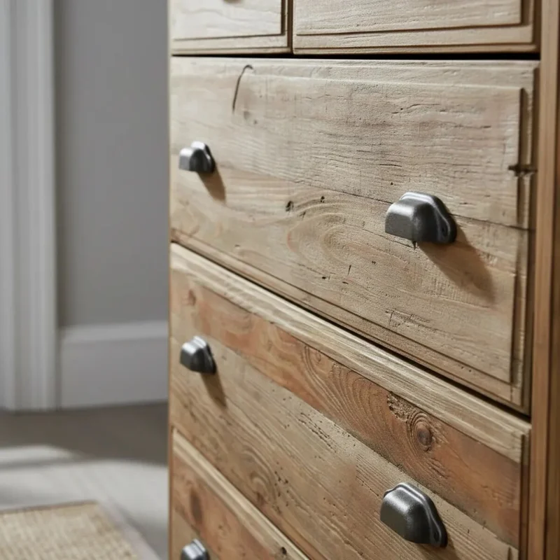 Cómoda Linea Rimini en Madera natural - Espejos, Uruguay | La Cueva Muebles, vista 4