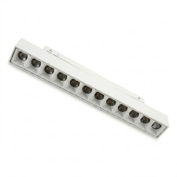 Spot Lineal Magnético G2 6W 2700K Blanco en Negro - Lámparas colgantes, Uruguay | Serlux