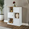 Estantería - 3 Puertas - Línea Oslo - Blanco en Blanco - Bibliotecas, Uruguay | Ecowood, vista 2 de 8