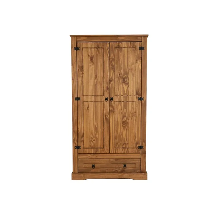 Ropero 2 puertas - Línea Monterrey - Nogal en Marrón - Roperos y placares, Uruguay | Ecowood, vista 8