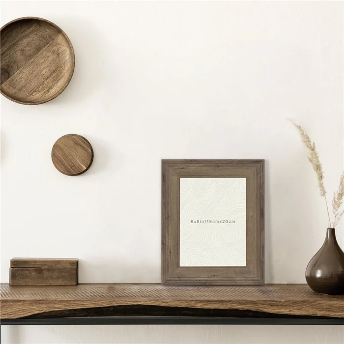PORTARRETRATO PS 13x18CM VETEADO NATURAL en Madera natural - Decoración de pared, Uruguay | Decohogar, vista 3