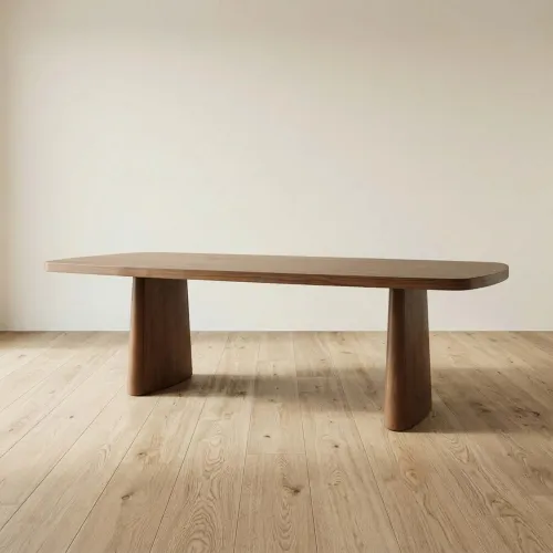 Mesa De Comedor 3m Madera Marron Florencia en Marrón - Mesas de comedor, Uruguay | Divino