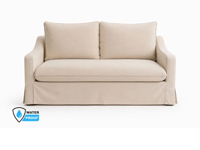 Sofá 2 cps CAIRO Desenfundable - Beige en Beige - Sillones y sofás, Uruguay | Finkel, vista 2