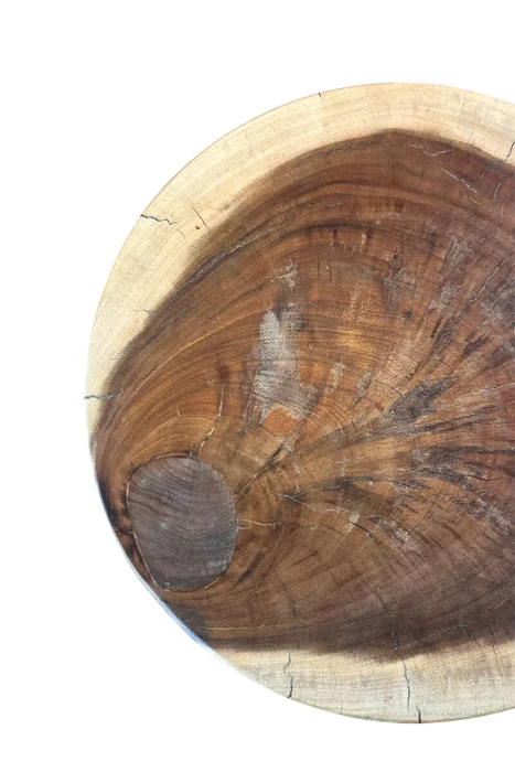 BANCO JIMBARAM 40DIAMx45CM H en Madera natural - Butacas, banquetas y puffs, Uruguay | Vinibel, vista 3