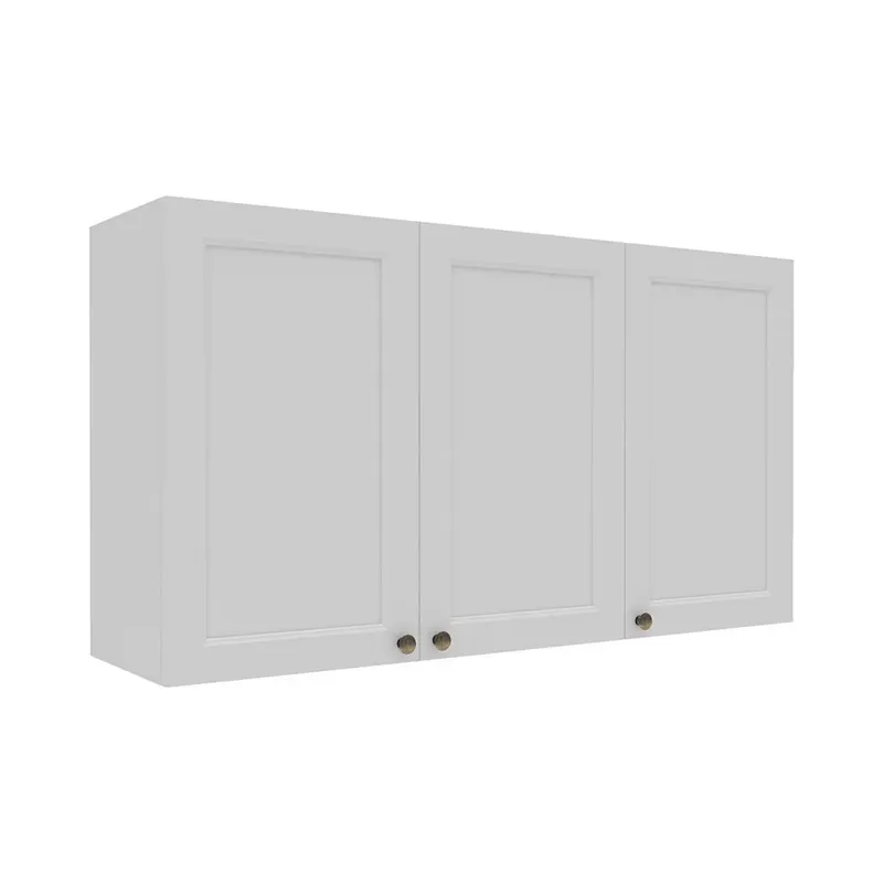 Aereo Alacena Cocina 3 Puertas 120cm Mdf en Blanco - Sillones y sofás, Uruguay | Soy Hogar