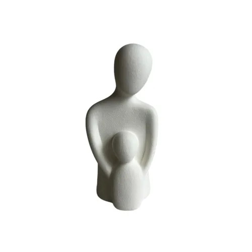 ADORNO PADRE HIJO CERAMICA 18X9X6.5CM - Decoración, Uruguay | Koz