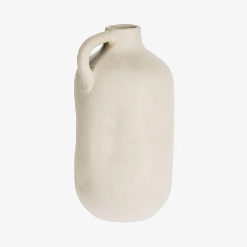 Jarrón Caetana cerámica blanco 55 cm en Blanco - Jarrones, Uruguay | Kavehome