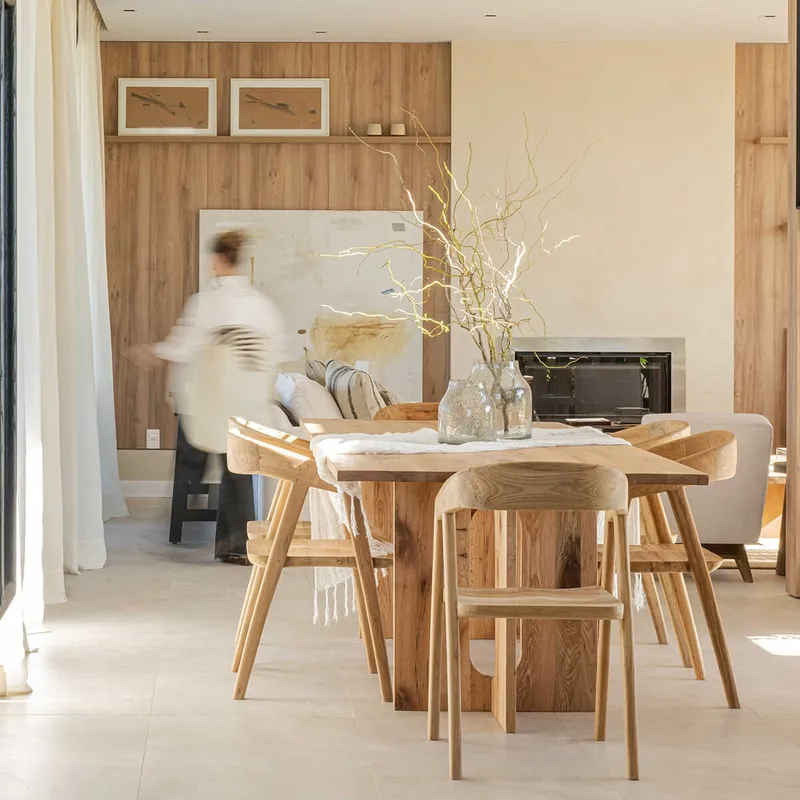 Mesa de comedor Tania 240 en Madera natural - Mesas de comedor, Uruguay | De Arcos