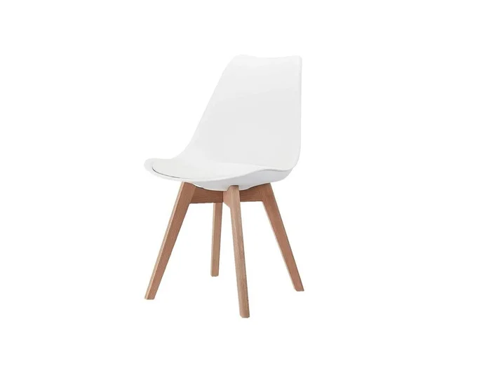 Silla EAMES con Almohadon - Blanca en Blanco - Sillas, Uruguay | Finkel