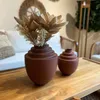 Florero metal ladrillo en Terracota - Muebles, Uruguay | FMB, vista 1 de 2