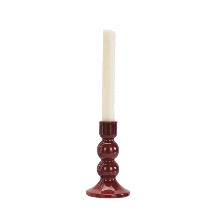 Portavelas Noelia - Granate en Rojo - Velas y Portavelas, Uruguay | Walnut, vista 2