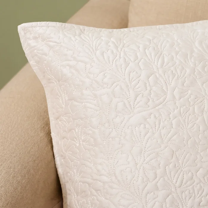 Funda de Almohadón Velvet Hojas - Textiles, Uruguay | Arredo, vista 2