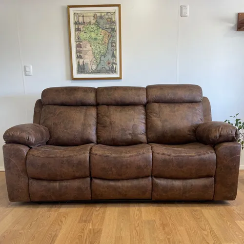 Reclinable eléctrico 3 cuerpo — Serra Amoblamientos en Marrón - Sillones y sofás, Uruguay | Serra Amoblamientos
