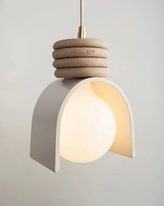 LUMINARIA KENZO OFF WHITE en Beige - Lámparas colgantes, Uruguay | Berlina Store, vista 3