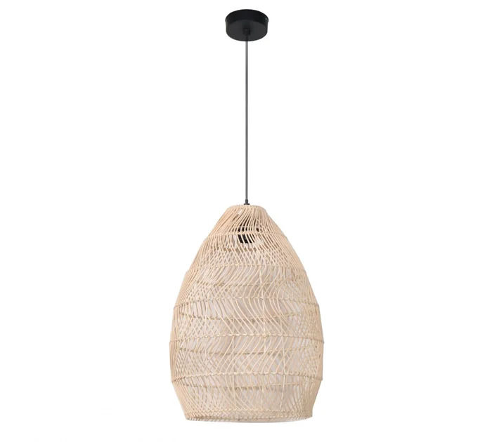 Lampara de techo - Rattan Saia en Beige - Lámparas colgantes, Uruguay | Rústico Hogar