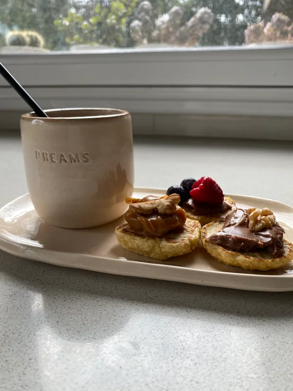 Set vaso y plato ovalado en cerámica en Beige - Decoración, Uruguay | Dreams On Time, vista 10