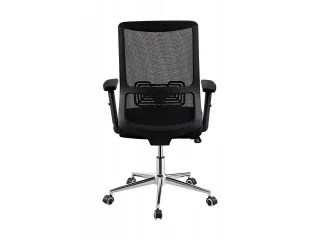 Silla Ejecutiva para escritorio Mesh en Negro - Escritorios y sillas de escritorio, Uruguay | Que Sal Muebleria, vista 2