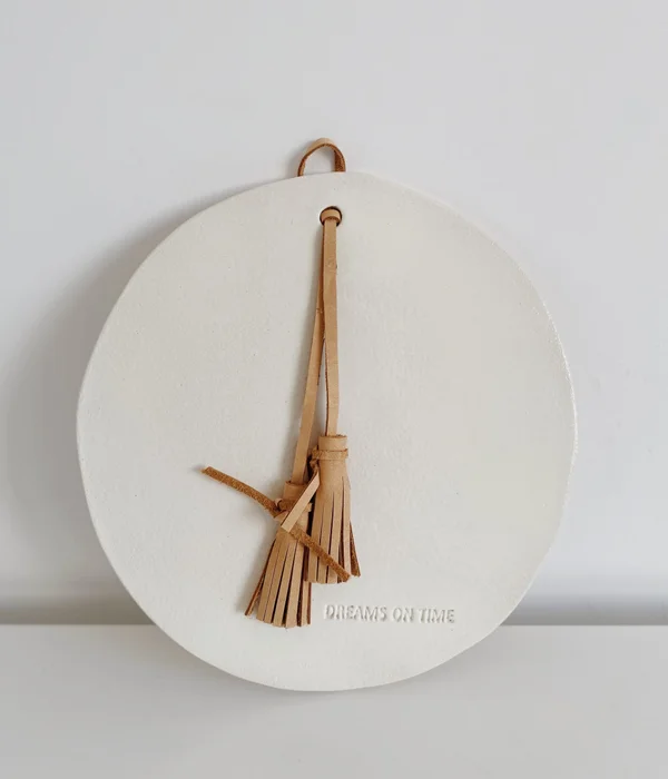 Tabla de cerámica circular en Blanco - Decoración, Uruguay | Dreams On Time