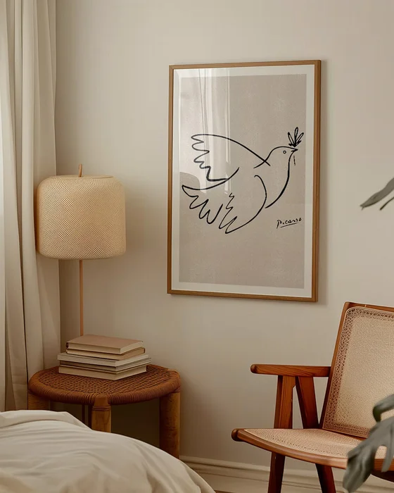 Picasso - Paloma de la Paz en Beige - Láminas, Uruguay | La Cuadrería, vista 2