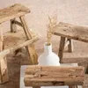 BANQUITO OLMO ANTIGUO en Madera natural - Butacas, banquetas y puffs, Uruguay | La Iberica, vista 7 de 8