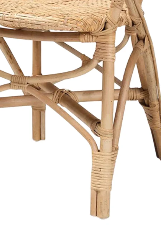 SILLA BISTRO RATTAN NATURAL C/BRAZOS 46X51X89H en Madera natural - Sillas, Uruguay | Vinibel, vista 5