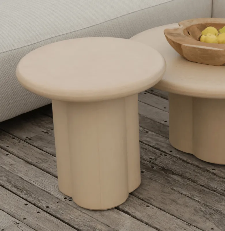 MESA LIVING OLBIA en Beige - Muebles para el exterior, Uruguay | Masinfinito Casa