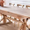 MESA COMEDOR EXTENSIBLE - 2.00 A 2.80 MTS - OLMO en Madera natural - Mesas de comedor, Uruguay | La Iberica, vista 2 de 12