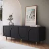 Rack Arco 160 cm - Negro - Muebles para TV, Uruguay | Berna home, vista 4 de 4