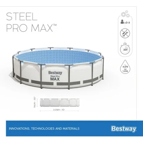 Piscina Bestway 4678L en Blanco - Muebles para el exterior, Uruguay | La Cueva Muebles, vista 15