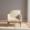 Butaca Cuero-y-madera Natural-beige Tucson Arena en Beige - Sillones y sofás, Uruguay | Divino, vista 1 de 6