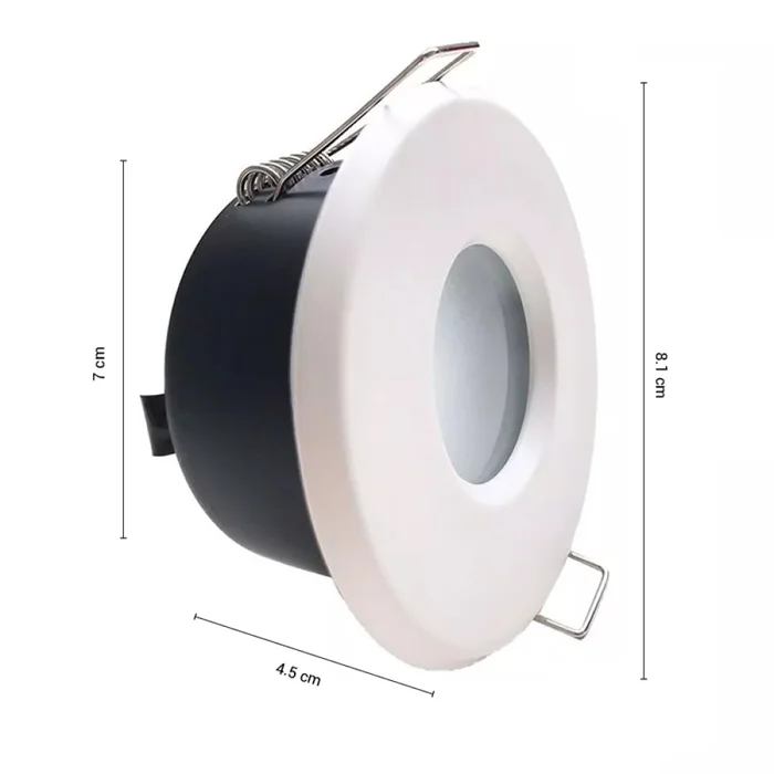 Aro de Empotrar para Exterior Praga Blanco en Blanco - Lámparas colgantes, Uruguay | Serlux, vista 5