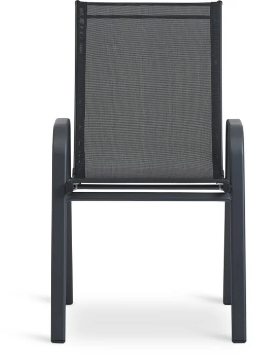 Silla apilable LEKNES negro en Negro - Muebles para el exterior, Uruguay | JYSK, vista 2