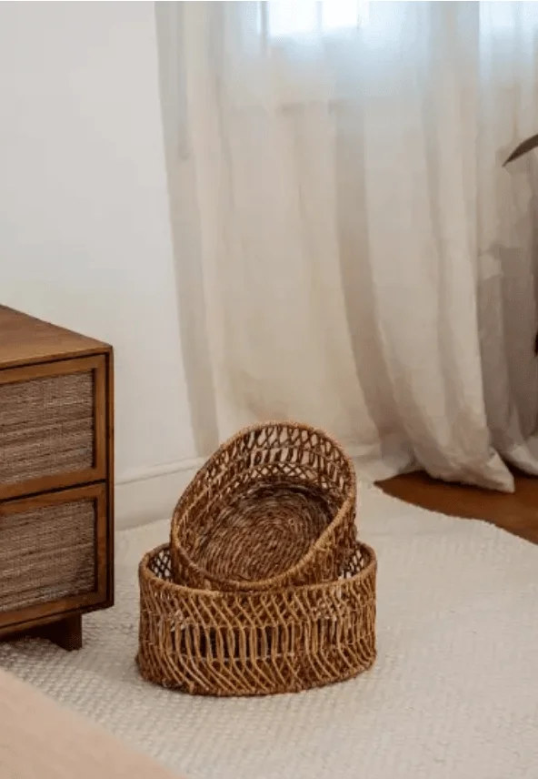 CANASTO MOZAMBIQUE RUSTIC en Madera natural - Canastos, Uruguay | Masinfinito Casa, vista 2