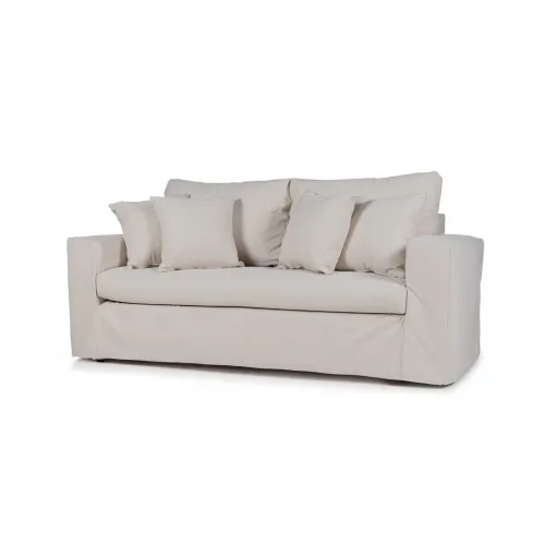 Sofá Moscow con Funda - Tela Rústica - 2,5 cuerpos - TD5260-1635 (Beige) en Beige - Sillones y sofás, Uruguay | NYR
