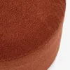 Reposapiés desenfundable Kaeli de borreguito terracota Ø 60 cm en Rojo - Butacas, banquetas y puffs, Uruguay | Kavehome, vista 5 de 7