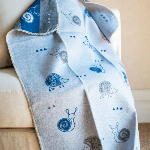 MANTA AUSTRIACA KIDS - ERIZO Y CARACOL 2 en Multicolor - Textiles, Uruguay | La Iberica