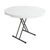 MESA VERONA REDONDA DE SERVICIO POLIPROPILENO 90 en Blanco - Muebles para el exterior, Uruguay | Alfa Ventas, vista 1 de 2