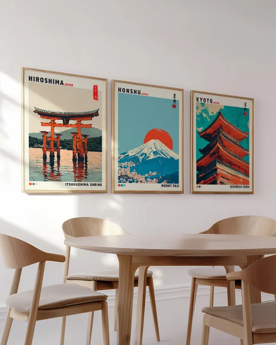 Japón en Multicolor - Láminas, Uruguay | La Cuadrería