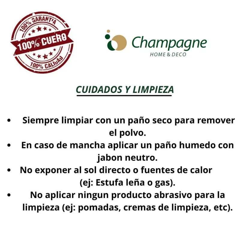 SOFA 100% CUERO - 2 CUERPOS - MODELO DOMINI - GRIS en Gris - Sillones y sofás, Uruguay | Champagne Home, vista 3