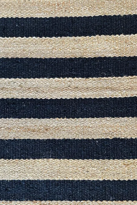 ALFOMBRA AGRA JUTE 160X230 NATURAL BLACK en Negro - Alfombras, Uruguay | Vinibel