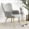 BUTACA BILBAO TAPIZADA H94X69CM GRIS en Gris - Butacas, banquetas y puffs, Uruguay | Koz, vista 2 de 2