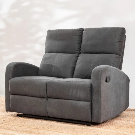 Sillón Reclinable Taos 2 Cuerpos - Gris en Gris - Sillones y sofás, Uruguay | Aihaus, vista 3