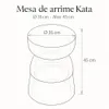 Mesa de arrime Kata - Butacas, banquetas y puffs, Uruguay | Casakos, vista 5 de 5