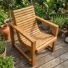 Sillón curvo 1 cuerpo exterior — Serra Amoblamientos en Madera natural - Muebles para el exterior, Uruguay | Serra Amoblamientos, vista 2 de 5