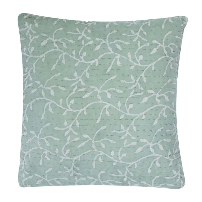 Almohadón Viscosa Verde Troon en Verde - Textiles, Uruguay | Divino