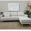 Sofa con Chaise PRADA PREVENTA - Beige Tela Rústica en Beige Tela Rústica - Sillones y sofás, Uruguay | Finkel, vista 6 de 6