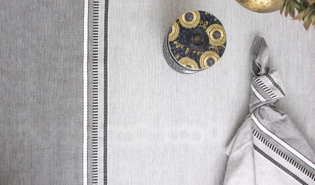 MANTEL MITI MITI GRISES en Gris - Textiles, Uruguay | Sentido Jose Ignacio, vista 4