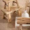 BANQUITO OLMO ANTIGUO en Madera natural - Butacas, banquetas y puffs, Uruguay | La Iberica, vista 6 de 8