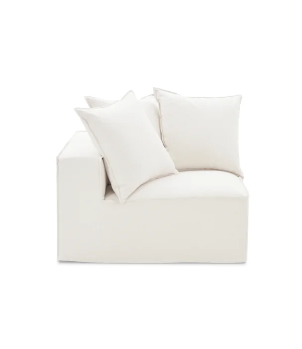 ESQUINERO NEW LA BARRA LINO en Blanco - Sillones y sofás, Uruguay | Más Infinito Casa